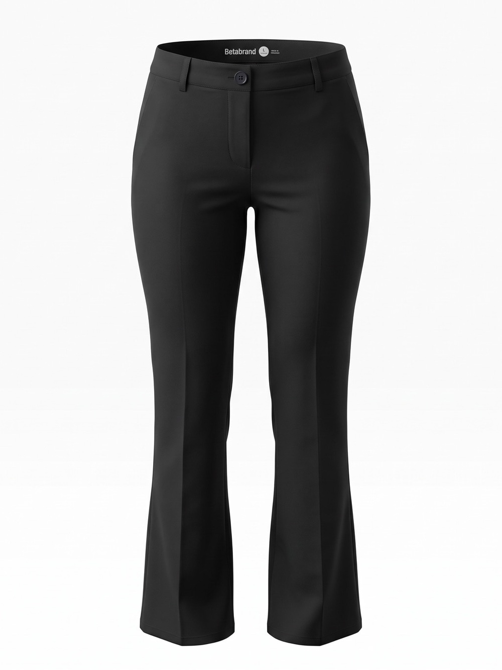 Betabrand Women’s Black Stretch Dress Pants